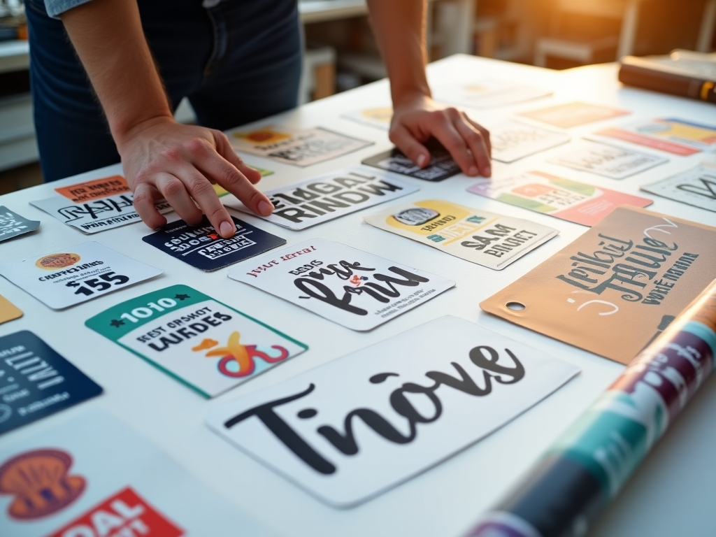 Price tags and banners