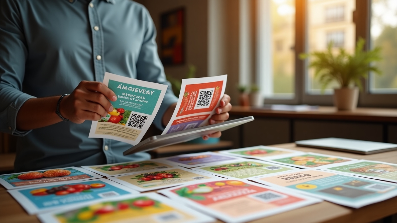 QR codes and flyers